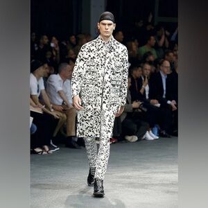 Givenchy Black and White Slim Men's Jeans